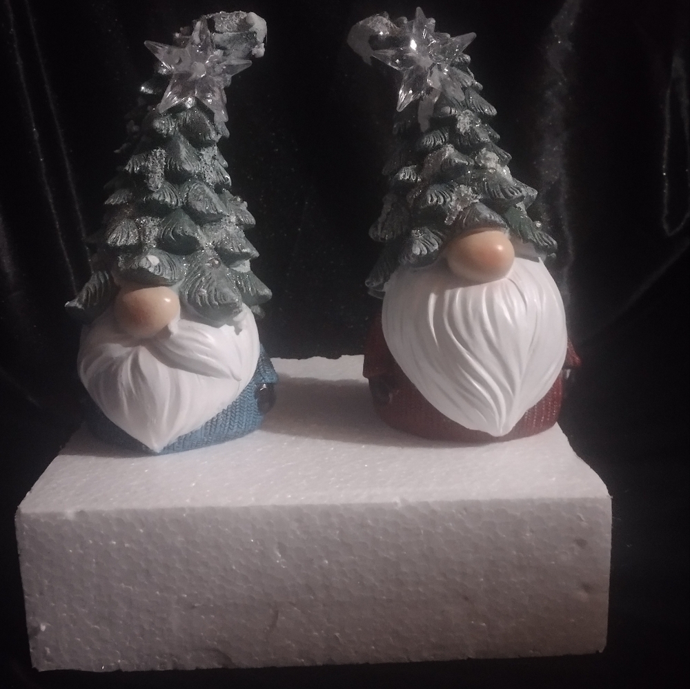 Gnome Tree Resin Figures